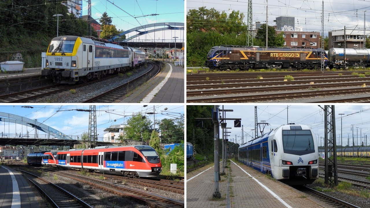 TRENI AD AACHEN HBF E AACHEN WEST!!