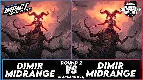 Dimir Midrange (Vasilios) VS Dimir Midrange (Dayne) [PAPER] | Standard RCQ Impact Gaming Center Rd 2