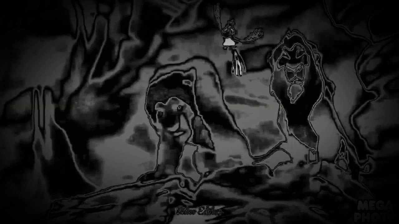 Lion king the stampede and Mufasa's death colorful high pitched - YouTube