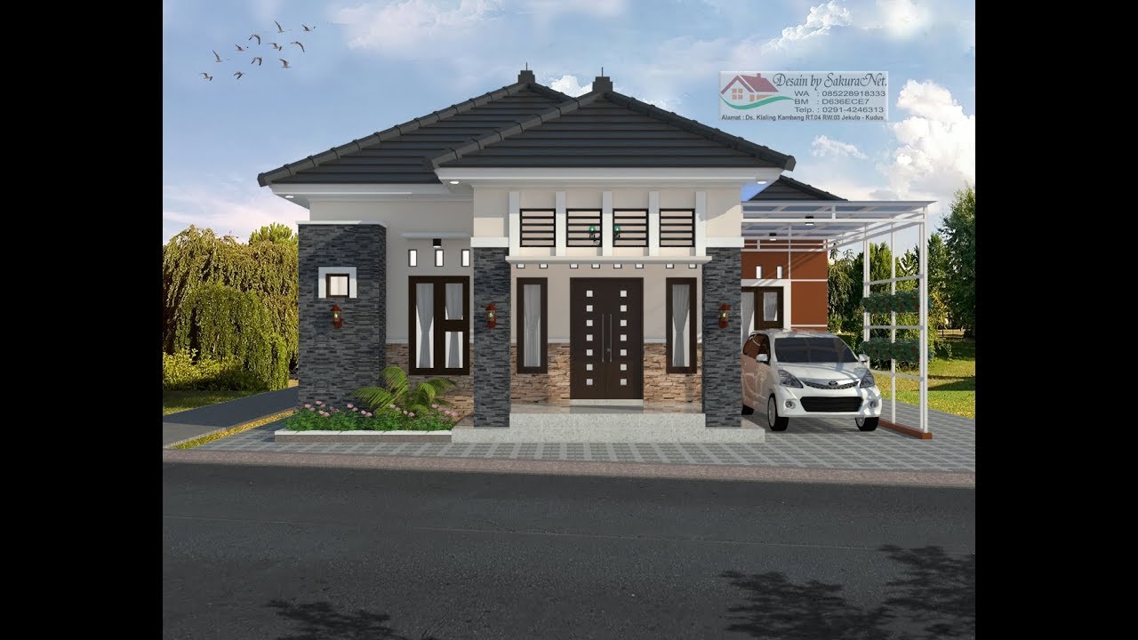 55 Gambar Rumah Rabung Lima Terbaik Neos Design