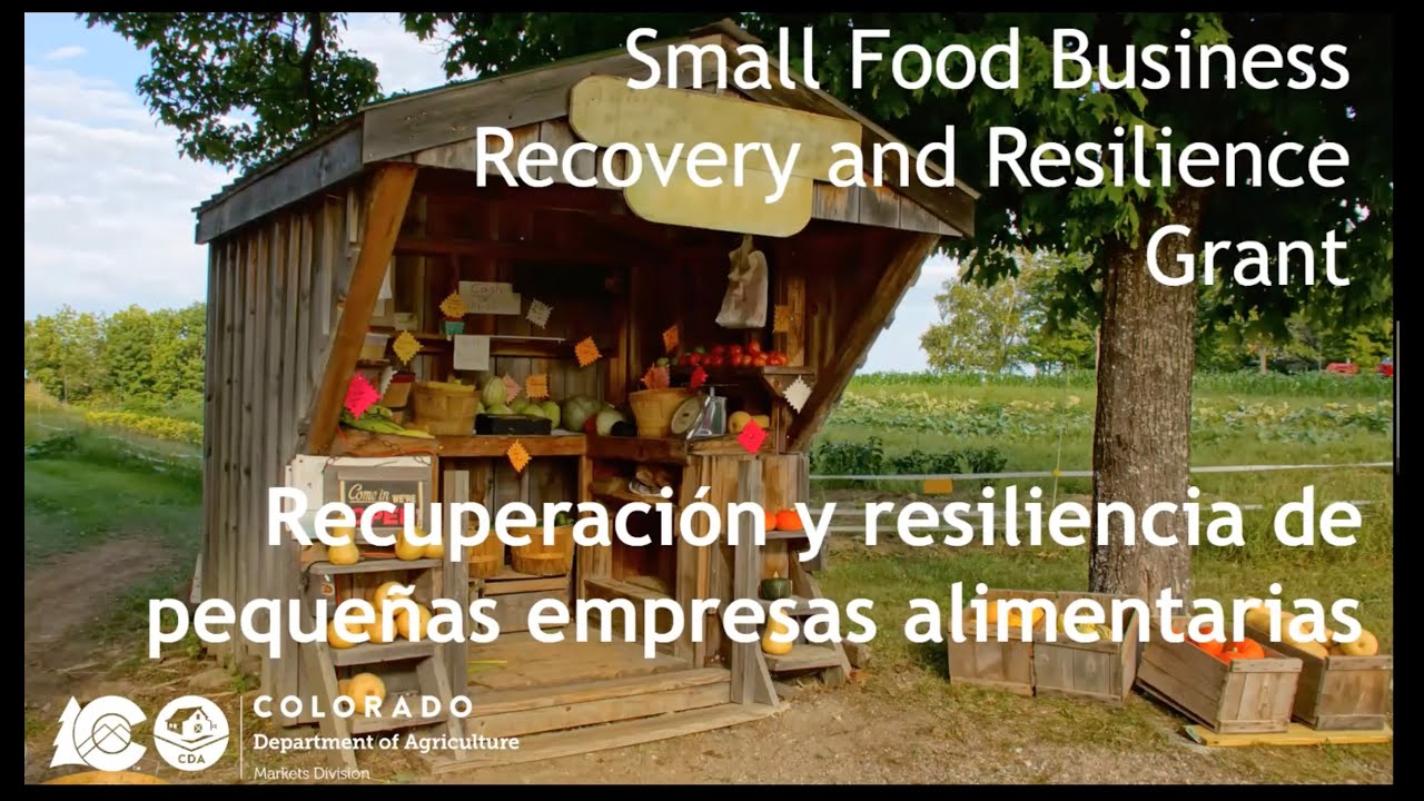 Small Food Business Recovery and Resilience Grant | Department of 