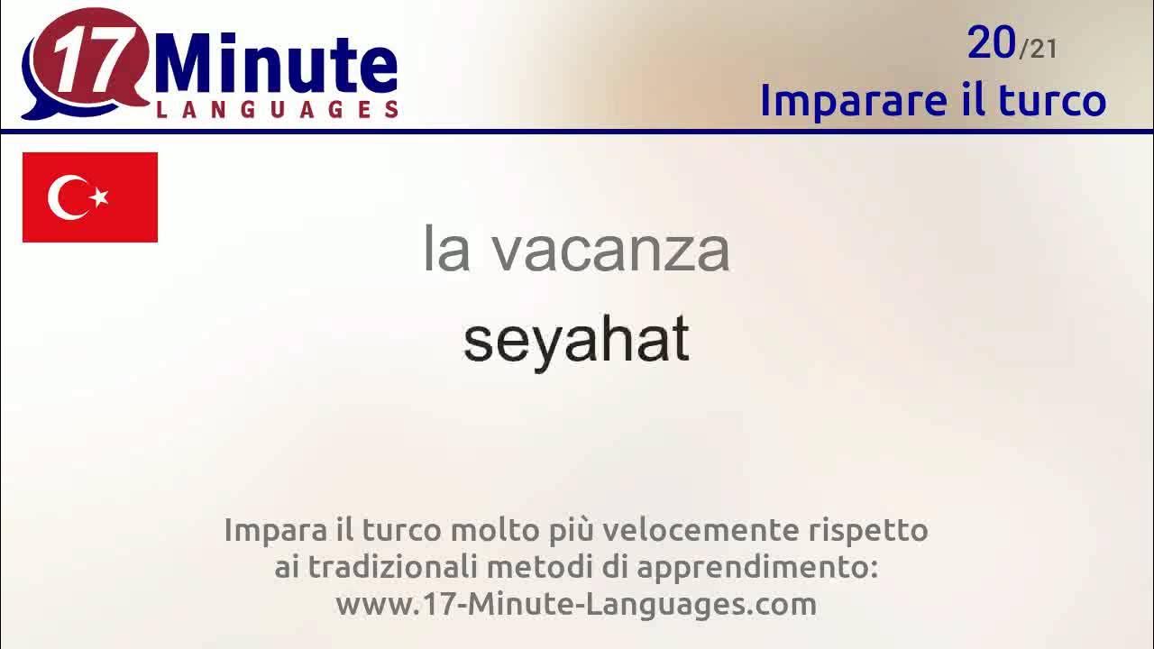 Imparare il turco (videocorsi di lingua gratuiti) - YouTube