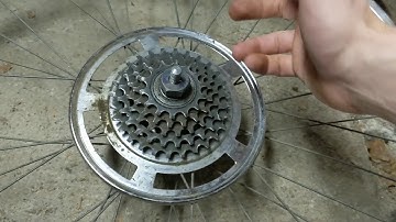 Removing Shimano UG (Uniglide) Freewheel