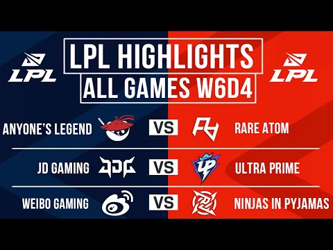 LPL Highlights ALL GAMES Week 6 Day 4 | LPL Spring 2024