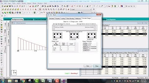 Cantilever beam Design in Staad  software | software training | online course | beam design| civil |