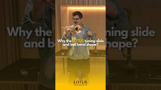 Why the LOTUS tuning slide and bell bend shape? #lotustrumpets #trumpet #mouthpiece