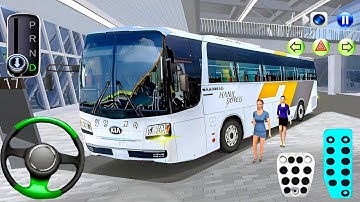New Kia Express Bus Simulator Korea 2025 - 3D Driving Class Android ios - Bus Game Android GamePlay.