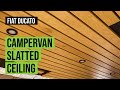 Stunning campervan SLATTED CEILING | Fiat Ducato | UK Self-build Campervan
