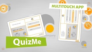 Interactive Digital Signage Software: MultiTouch App QuizMe screenshot 1