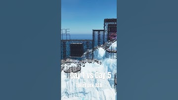#asa #theisland #ark #pvp #unofficial day 1 vs day 5 | Toilet Ark ascended Pvp