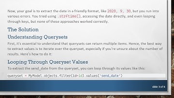 Extracting Dates from Django Querysets: A Simple Guide to Handling Datetime Dictionaries