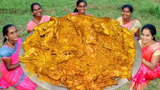 FULL COUNTRY CHICKEN BIRYANI | Healthy Traditional Giant Full Chicken Biryani Recipe | VILLAGE BABYS