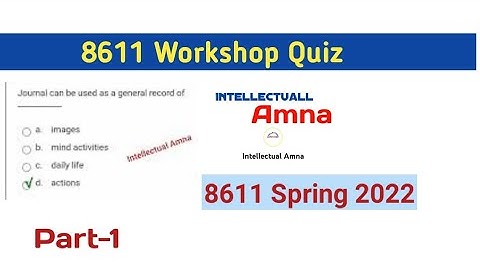 8611 Solved Quiz | 8611 Quiz Workshop | 8611 Quiz With Answers | 8611 Quiz Autumn 2022
