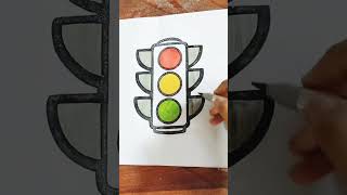 Traffic Light #shorts #youtubeshorts #shortvideo #colouring