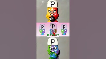 I made Sprunki Alphablocks "P" with Clay 😚 #sprunki #alphablocks #clay