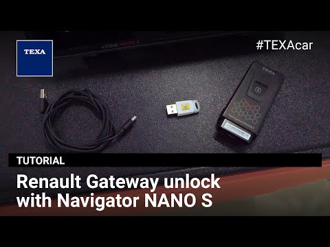 EN - Renault Gateway Unlock with Navigator NANO S