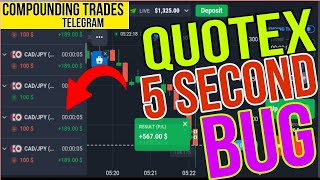 Quotex 5 Second BUG ‼️Quotex Loss Recovery BUG ? || QUOTEX NEW SECRET STRATEGY 2023 || Prunik Trader