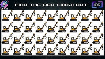 HOW GOOD ARE YOUR EYES # 127 | Find The Odd Emoji Out | Emoji Puzzle Quiz | TK  Puzzles