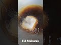 Eid mubarak with halwa puri