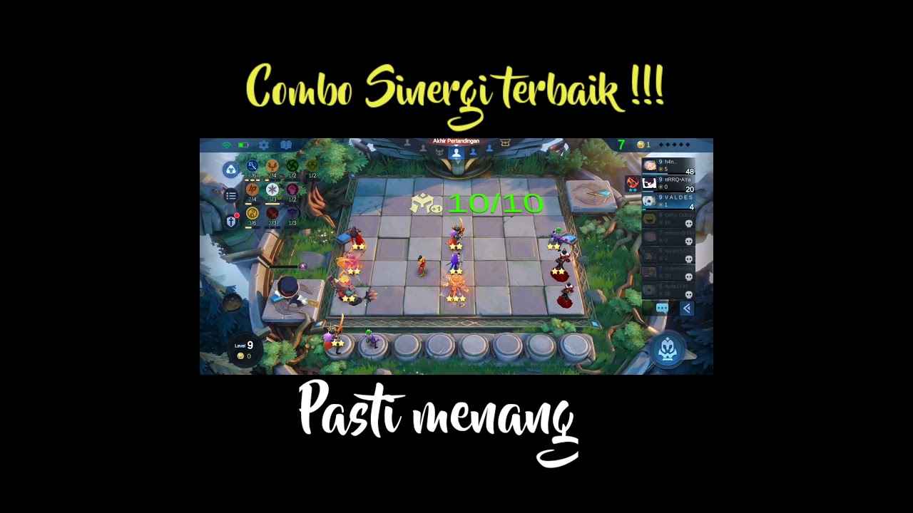 Combo sinergi terbaik!!!Pasti menang..