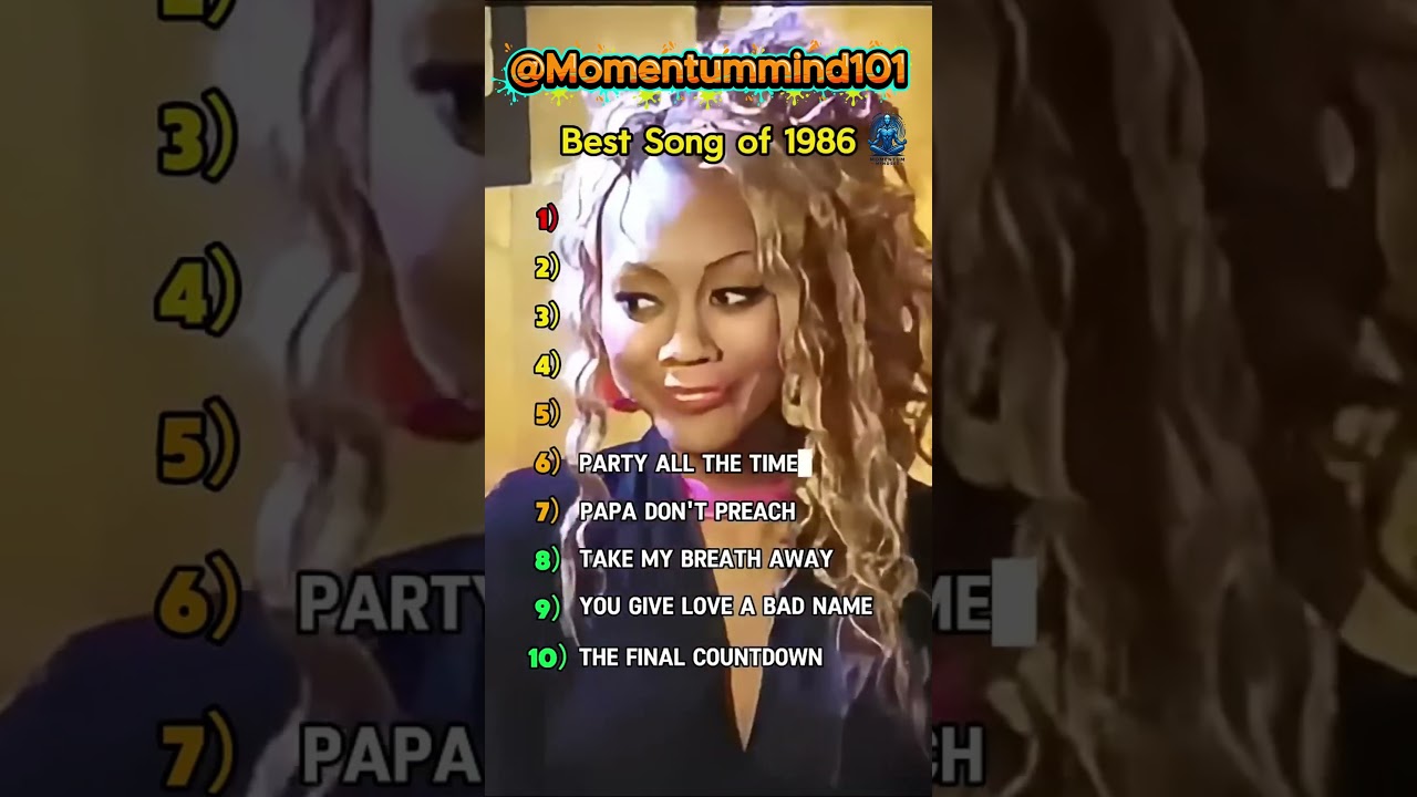 Не пропустите эти 10 потрясающих песен 1986 года!