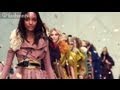 Burberry Runway Show ft Anja Rubik - London Fashion Week Spring 2012 LFW | FashionTV - FTV