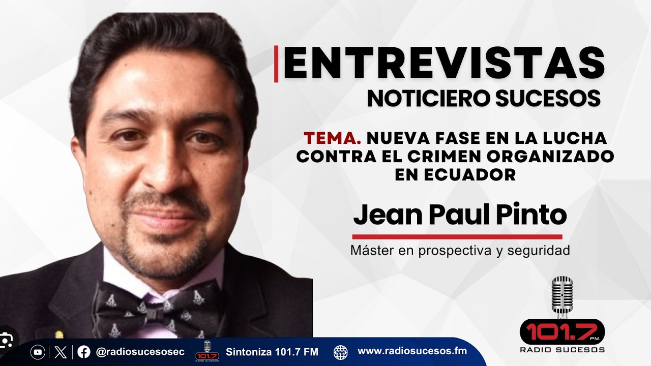 Entrevista  Jean Paul Pinto, Máster en prospectiva y seguridad