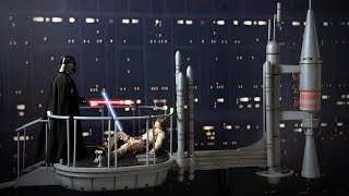 final production version of the Ultimate Bespin Gantry Diorama