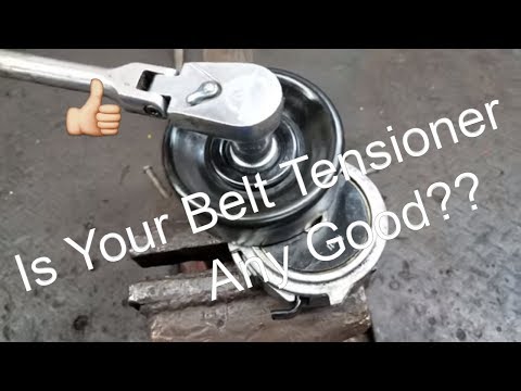 How an automatic belt tensioner works "how the check"