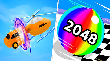 Satisfying Mobile Games 2023 - Shape-shifting, Ball Run 2048, Number Masters, Roof Rails, A-Z Run...
