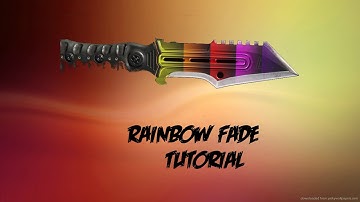 Black Ops 3:Rainbow knife fade turorial