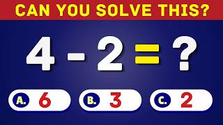 Easy Subtraction Quiz for Kindergarten | 20 Questions | Fun Math Quiz for Kindergarten Children