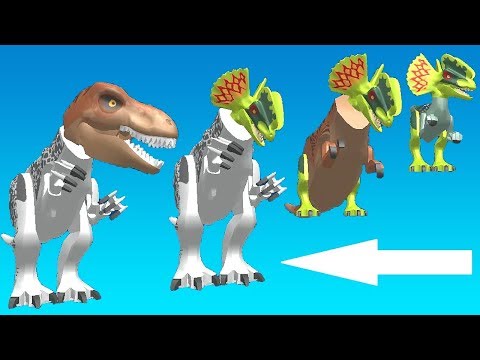 MOSASAUR GAMEPLAY!! Jurassic World LEGO Game. 