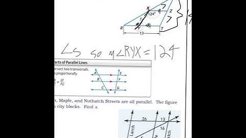 Geometry 7.4 - Parallel Lines & Proportional Parts
