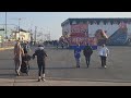 Busy Central Prom The Golden Mile Blackpool