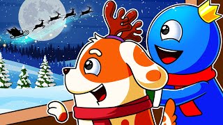 RAINBOW FRIENDS: BLUE and HOODOO's CHRISTMAS SURPRISES | Cartoon Animation