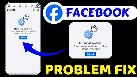 Facebook Menu Isn