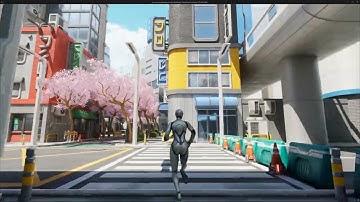 Unreal Engine 5.4 - Testing Tokyo Stylized Environment (Free Assets of 05/24) - 4K