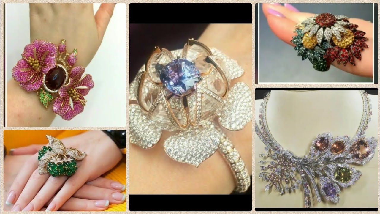 beautiful cocktail styles women's diamond's jewellery collection - YouTube