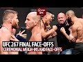 UFC 267 Ceremonial weigh-ins and Final Faceoffs!