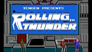 Rolling Thunder - NES | Full Game Longplay (HD)