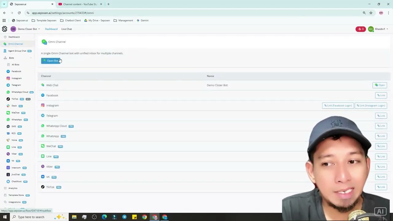 Cara Install Template Closer Bot di Seposen (Tutorial AI Chatbot WhatsApp)