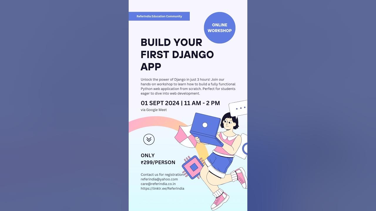 Django Web App Workshop: Build Your First Python App - YouTube