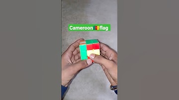 How to make Cameroon 🇨🇲flag on Rubik