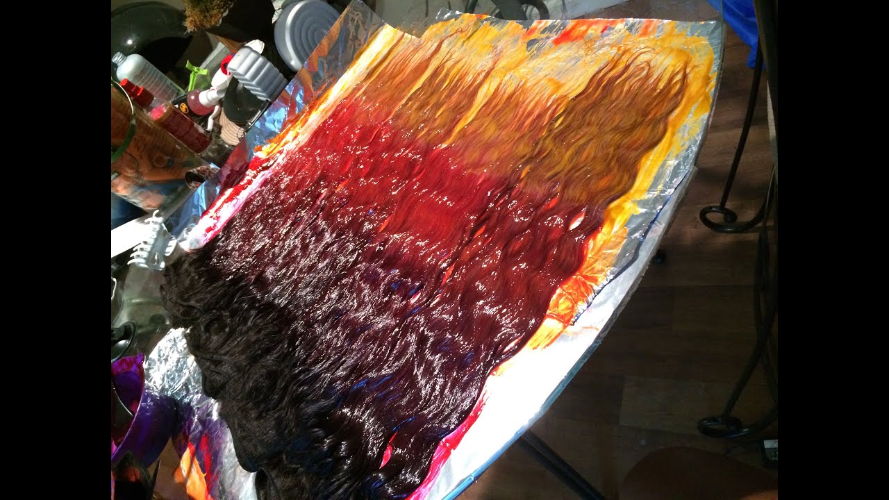 How To Fire Inspired Ombre Tutorial Platinum Dream Hair Part 2