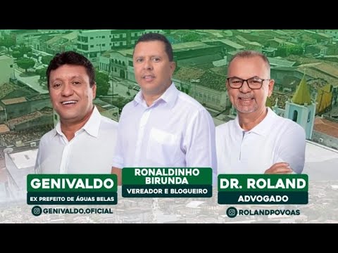 RONALDINHO CONVERSA EM “LIVE” COM O EX-PREFEITO DE ÁGUAS BELAS, GENIVALDO MENEZES E COM DR. ROLAND