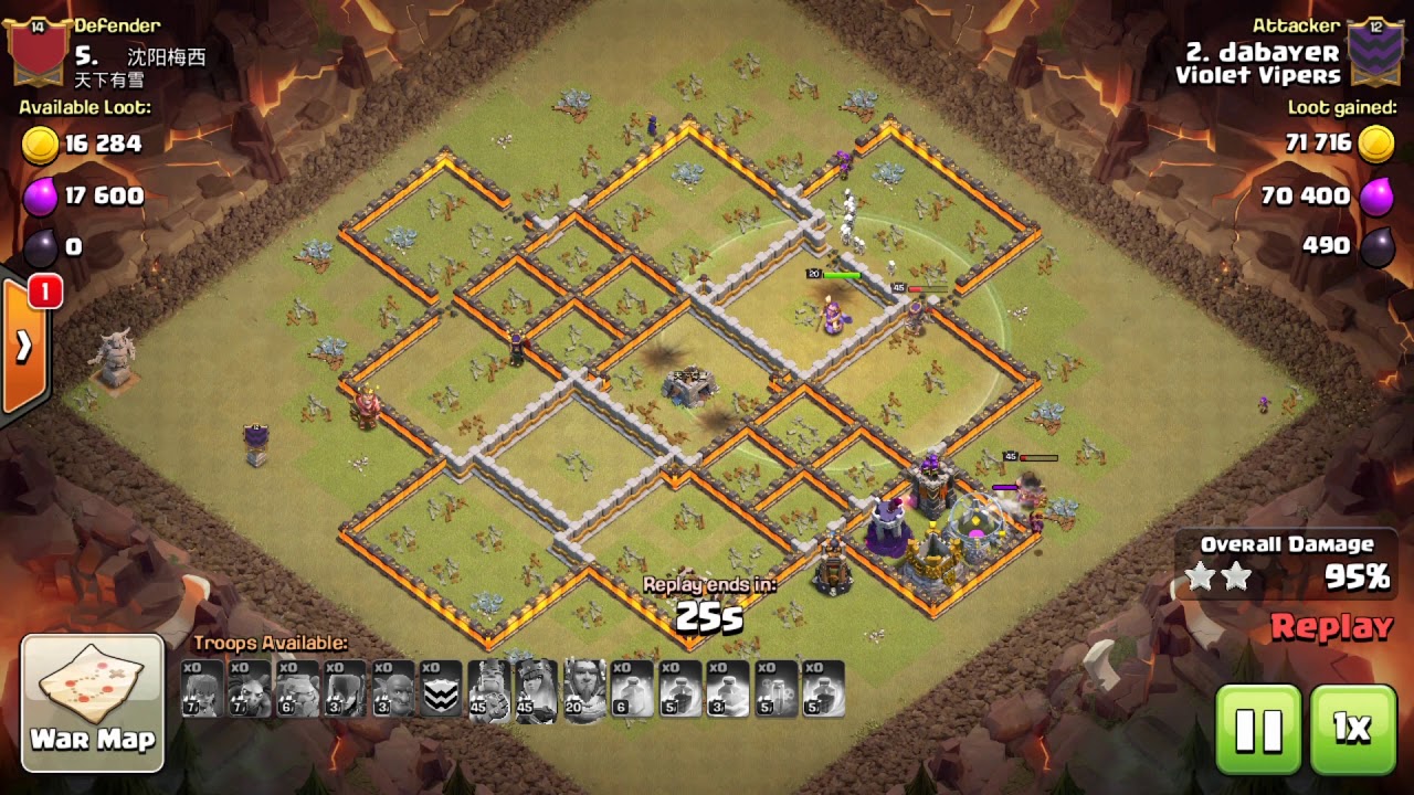 Clash of Clans TH9 GoWiBo 3 STAR ATTACK