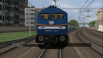 New Delhi Firozpur Special Train in MSTS Open Rails