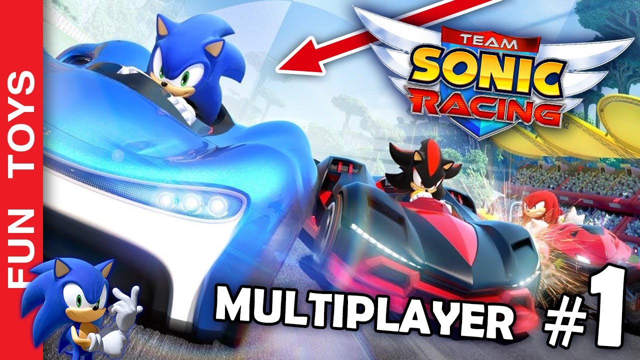 Team Sonic Racing #1 Multiplayer - Iniciamos nosso gameplay em uma