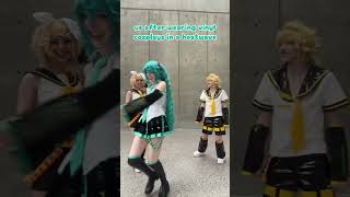 len doing anything but the dance #cosplay #miku #hatsunemiku #hatsunemikucosplay #vocaloid #anime